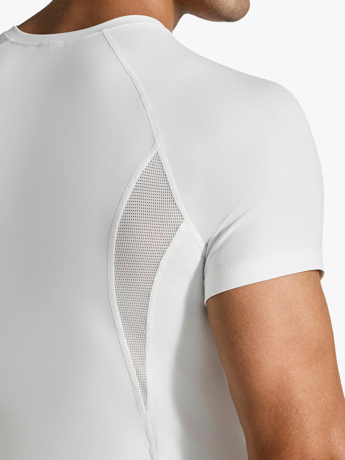 Lightweight Mesh Patch Top for Men