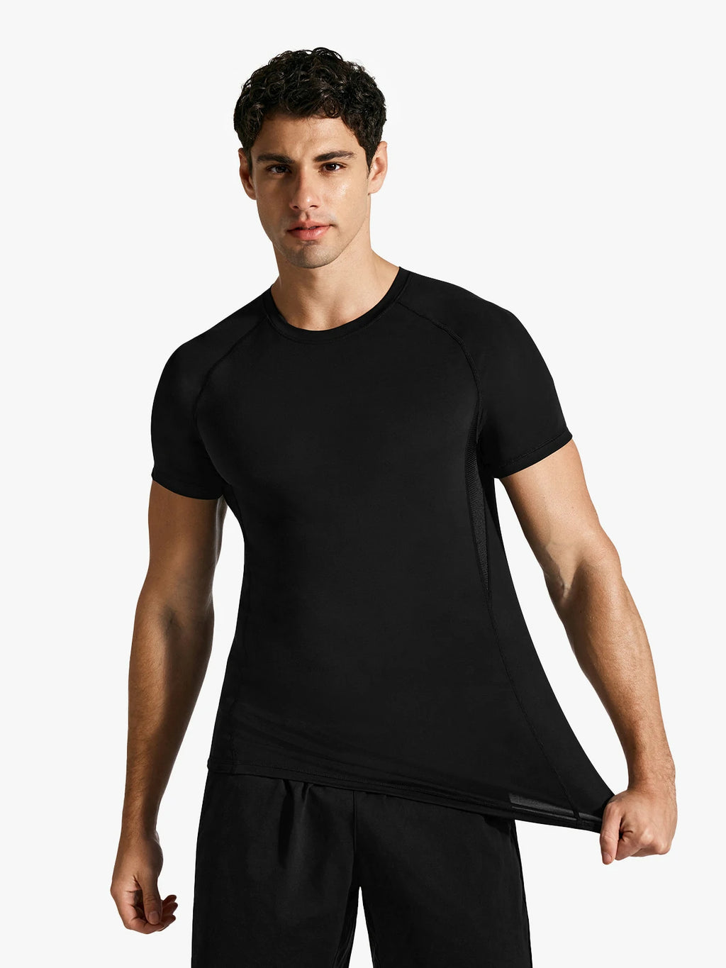 Lightweight Mesh Patch Top for Men