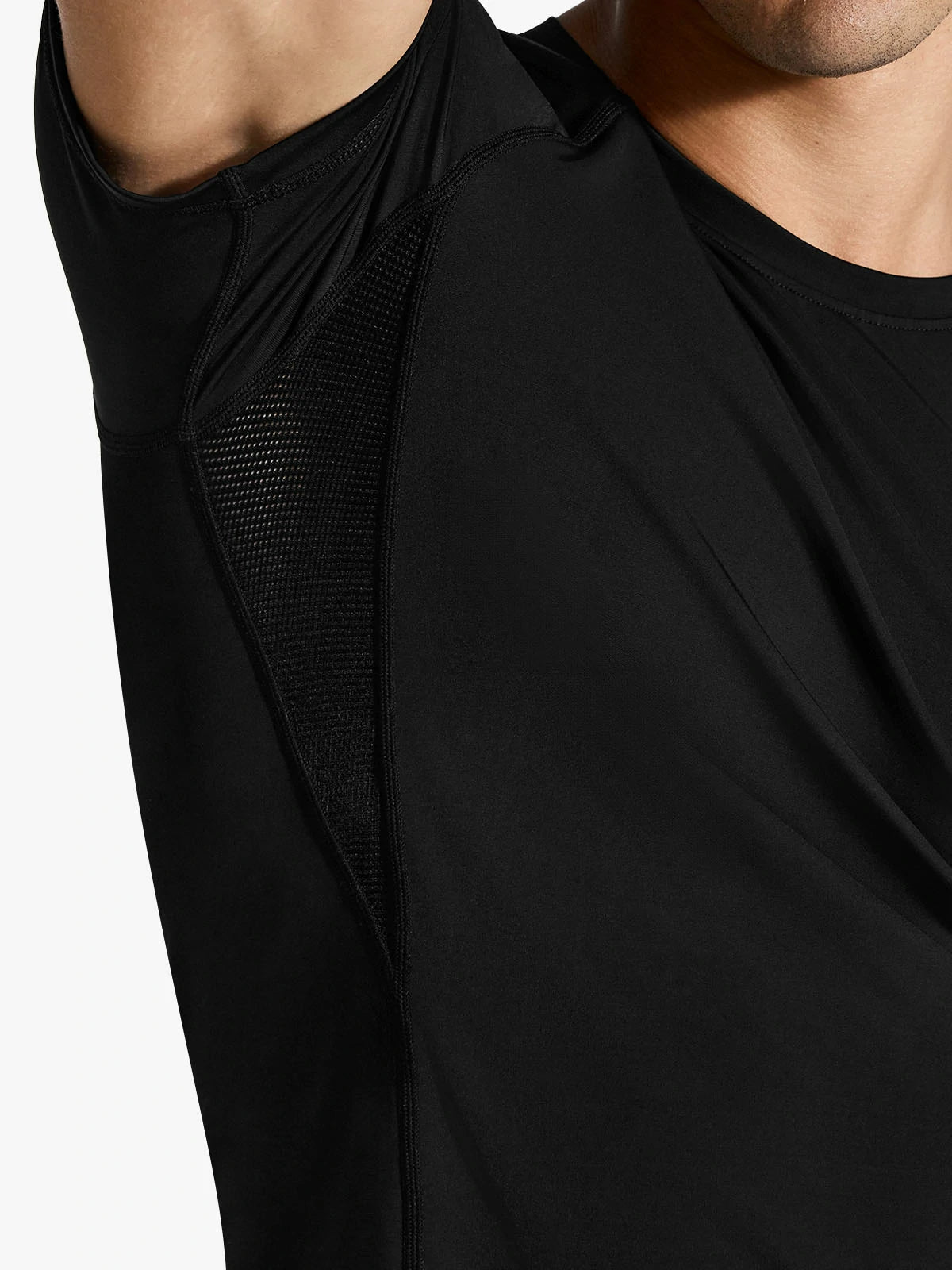 Lightweight Mesh Patch Top for Men