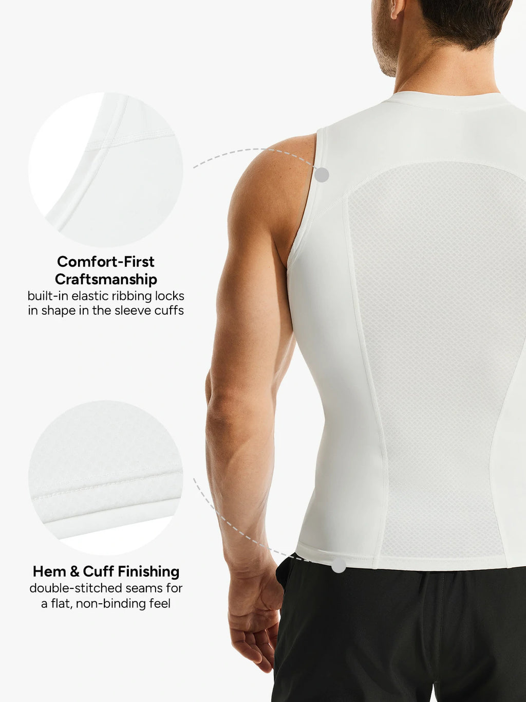 Breathable Comfort Compression Tank Top for Men