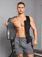 Men’s Zipper Sweat-Boosting Sauna Vest