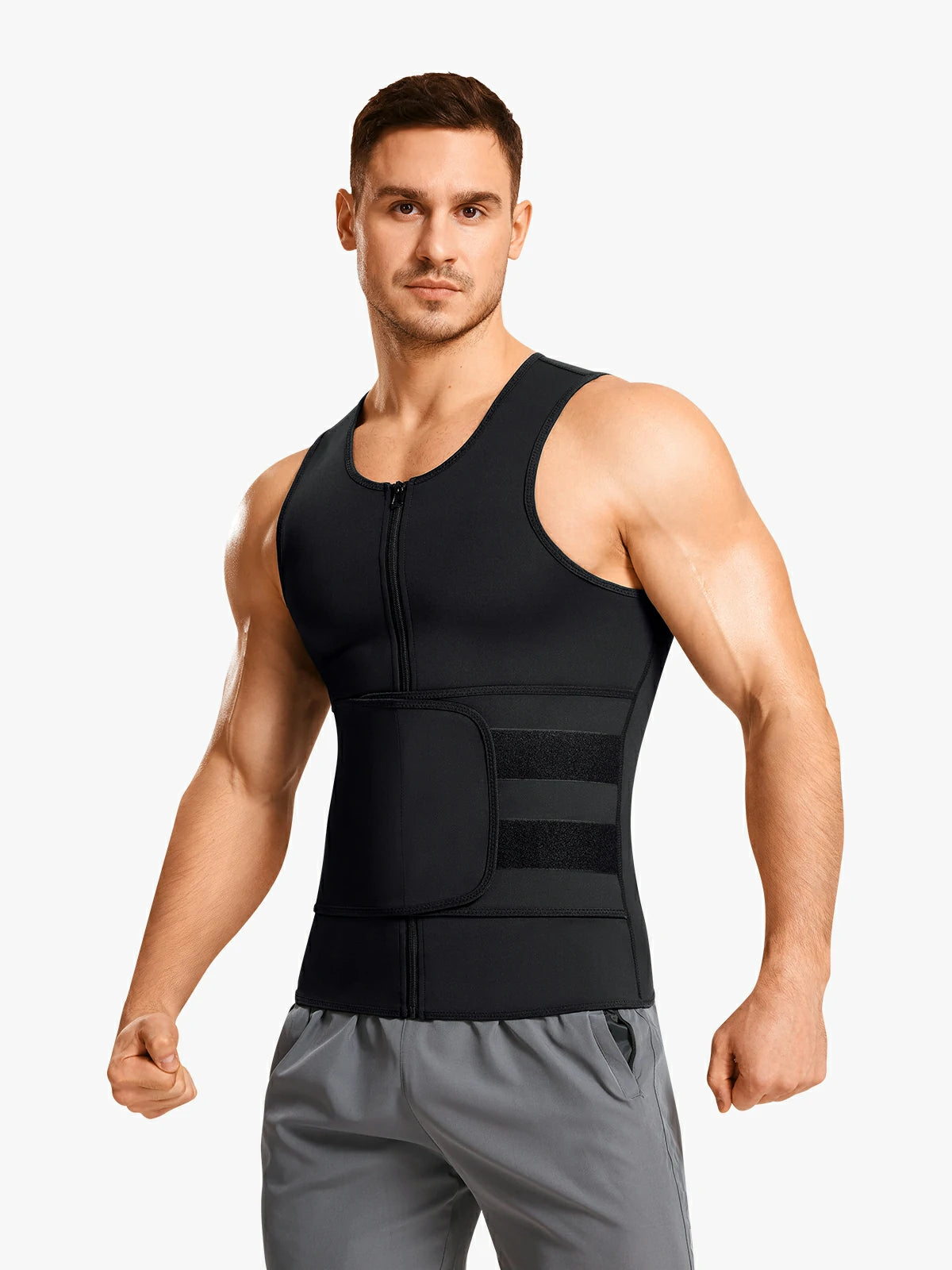 Men’s Zipper Sweat-Boosting Sauna Vest Secondary image
