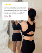 Wireless Cross-Back Posture Bra with Front Closure（2pcs）