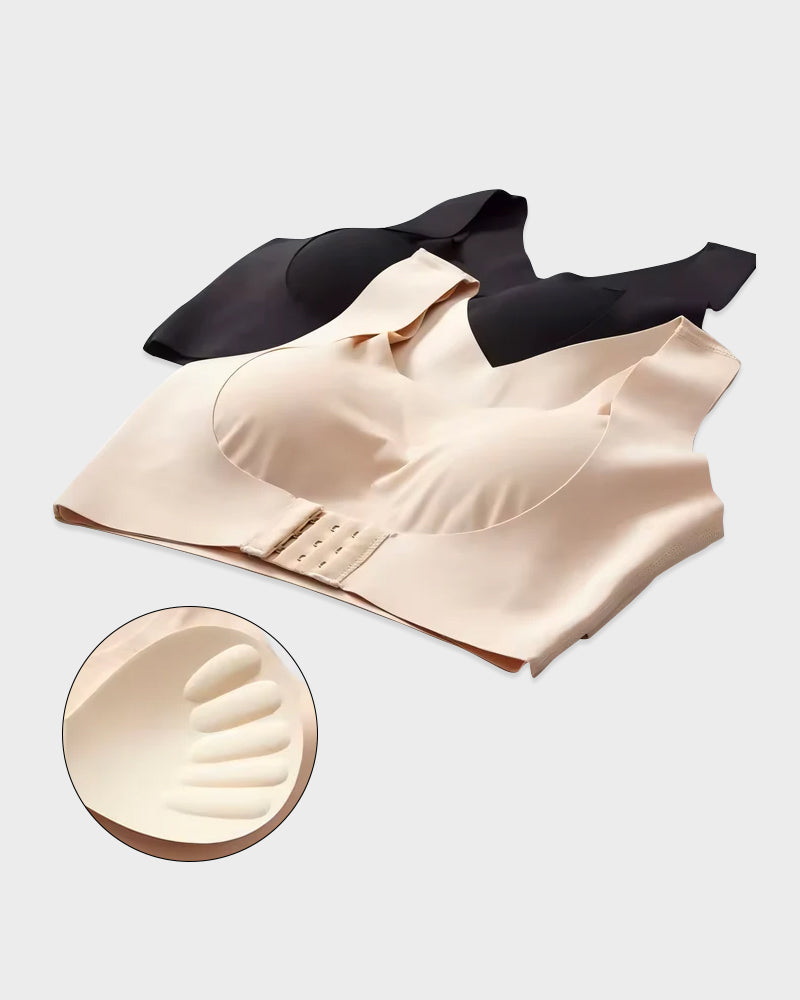 Wireless Cross-Back Posture Bra with Front Closure（2pcs）