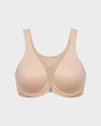 Front Closure Underwire Unlined Back Support Plunge Bra