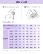 Front Closure Underwire Unlined Back Support Plunge Bra