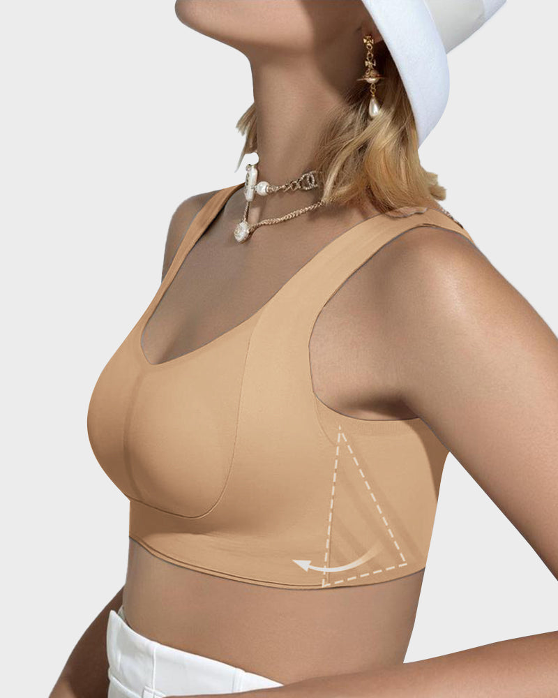 Full Support Wireless Push-Up Minimizer Bra Main image