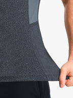 Quick Dry Breathable Workout Crew Neck Top for Men