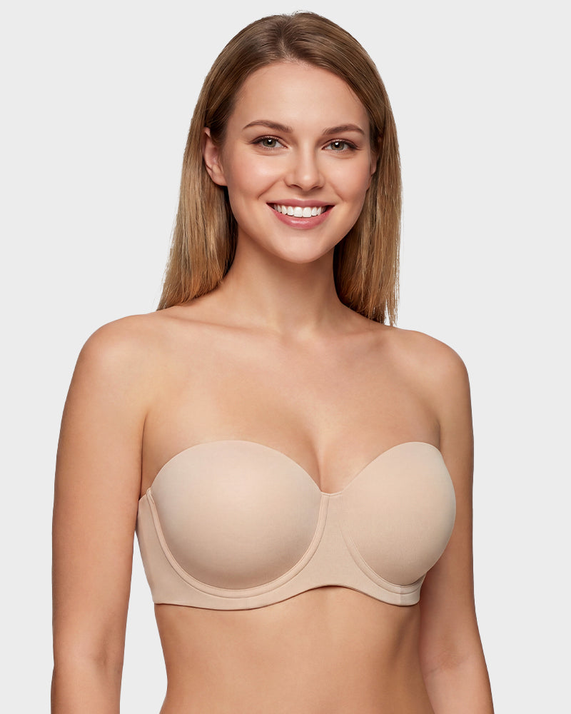 No-Slip Strapless Full Support Bra Main image