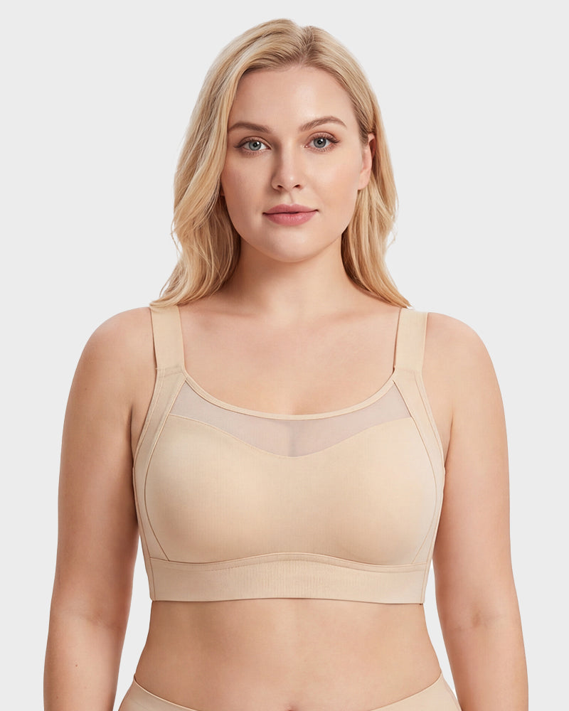 No-Spill Full Coverage Seamless Support Bra Main image