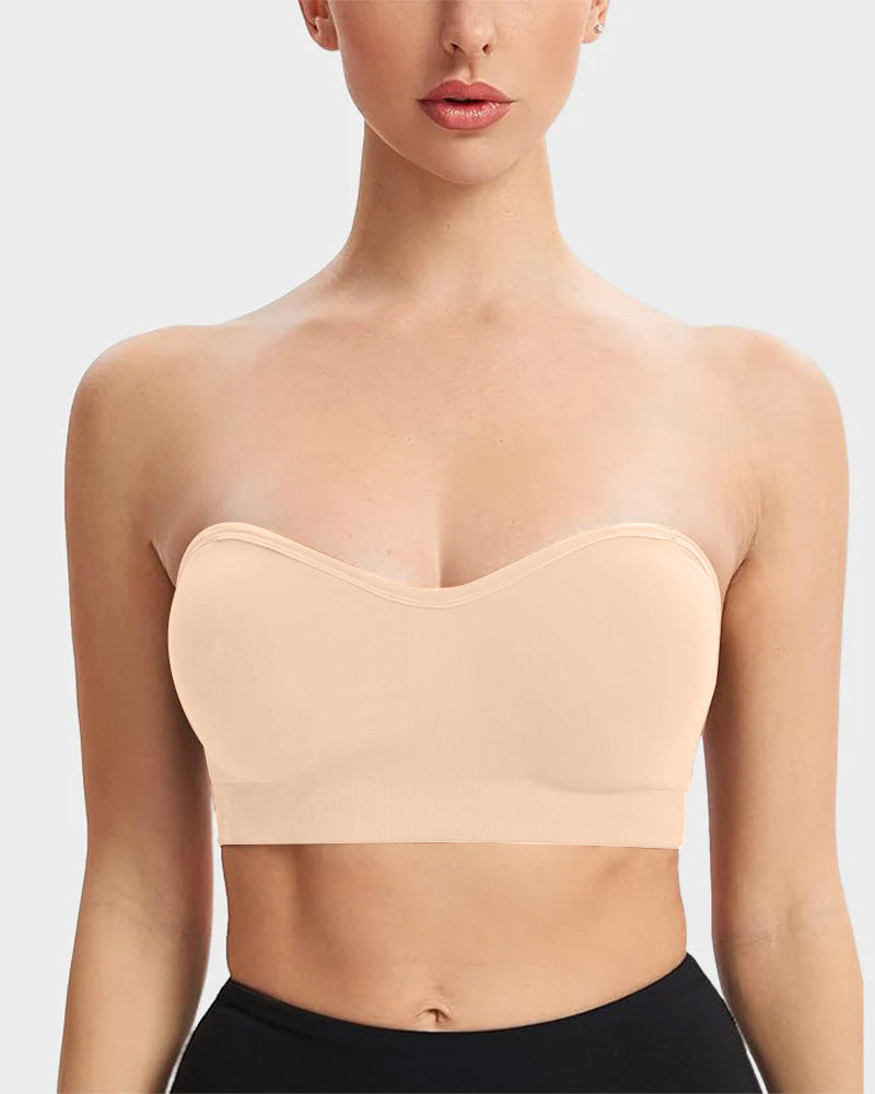 Non-Slip Bandeau Seamless Wireless Strapless Bra Main image