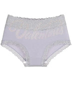 Rhinestone Lace High Waist Seamless Women's Panties