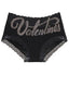 Rhinestone Lace High Waist Seamless Women's Panties