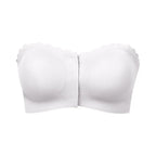 Wavy Trim Seamless Tube Top Bralette