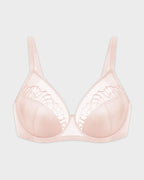 Plus-Size Pearl Shimmer Lace Minimizer Bra