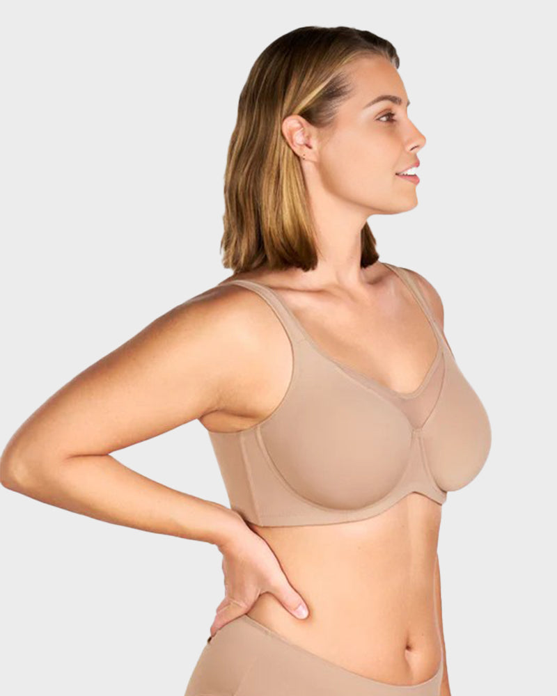 Plus Size Cooling Full Coverage Minimizer Bra Secondary image