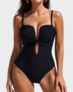 Push Up Tummy Control One Piece Swimsuit