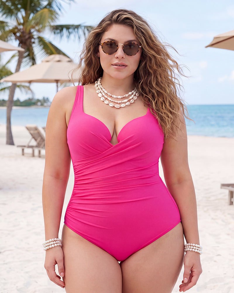 SculptSkin™ PlungeLift One-Piece Swimsuit Main image