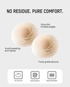 Seamless Invisible Silicone Nipple Covers (2 Pairs)