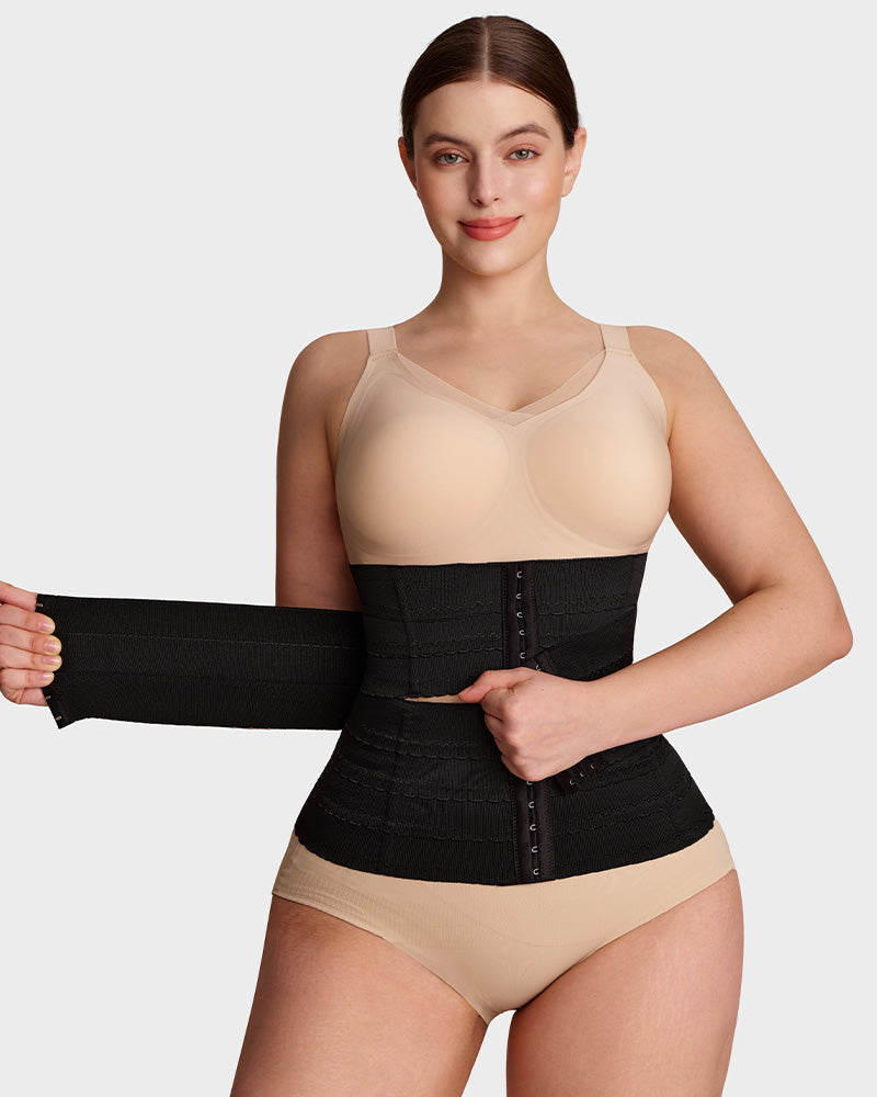 Segmented Waist Trainer Corset with Steel Bones Main image