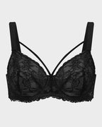 Sheer Lace Full Coverage Underwire Bra