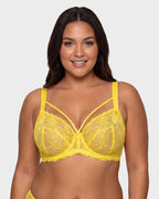 Sheer Lace Full Coverage Underwire Bra