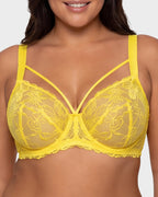 Sheer Lace Full Coverage Underwire Bra
