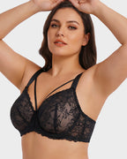 Sheer Lace Full Coverage Underwire Bra