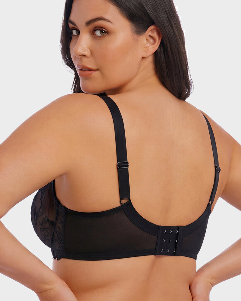 Sheer Lace Full Coverage Underwire Bra