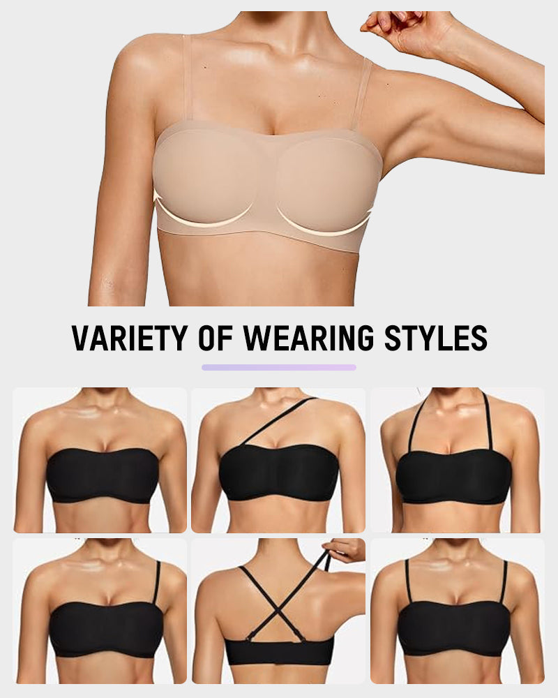 Strapless Wireless Padded Bandeau Bra Main image