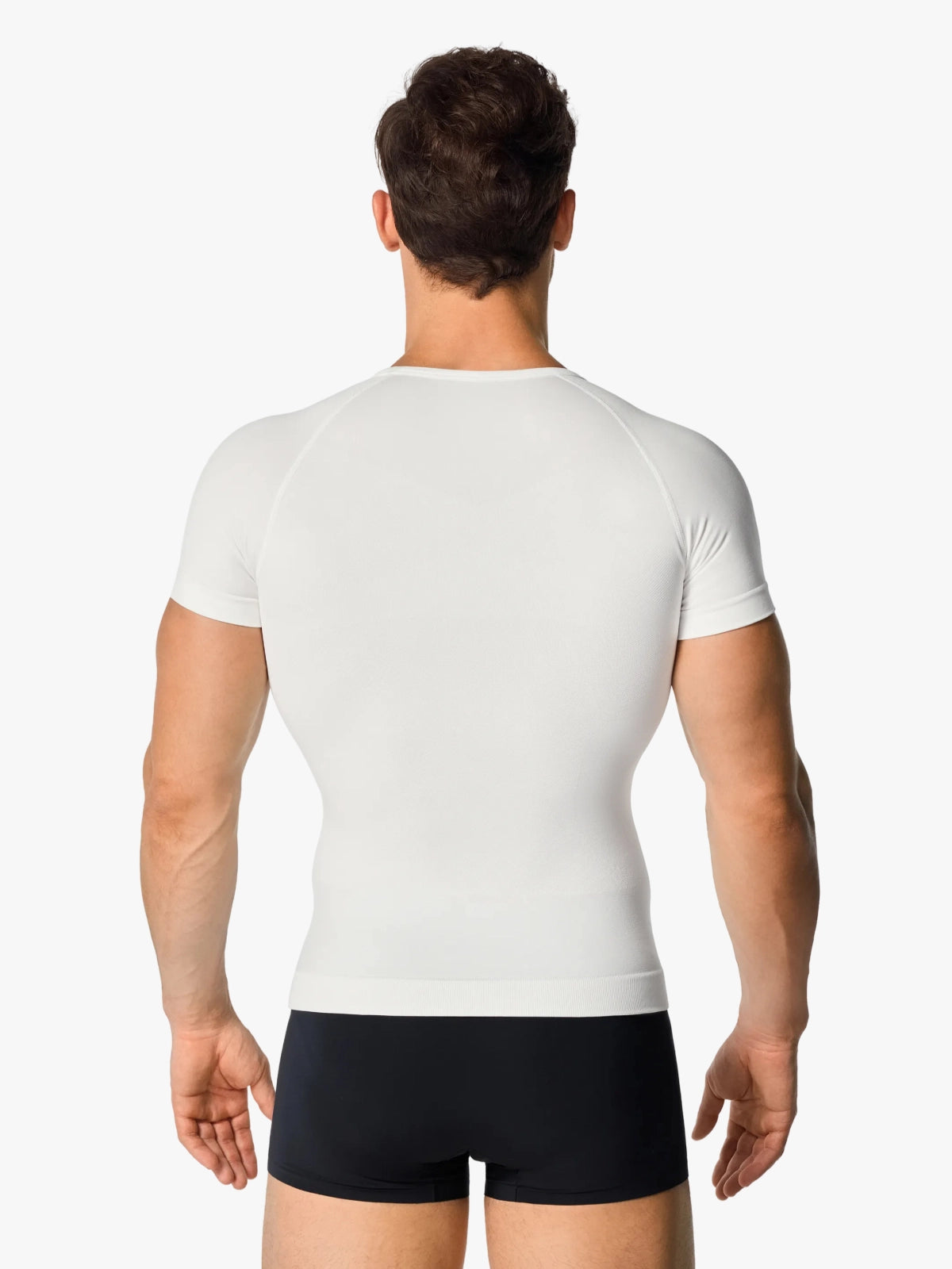 Seamless Compression Shirt Tummy Control Slimming Undershirt For Men
