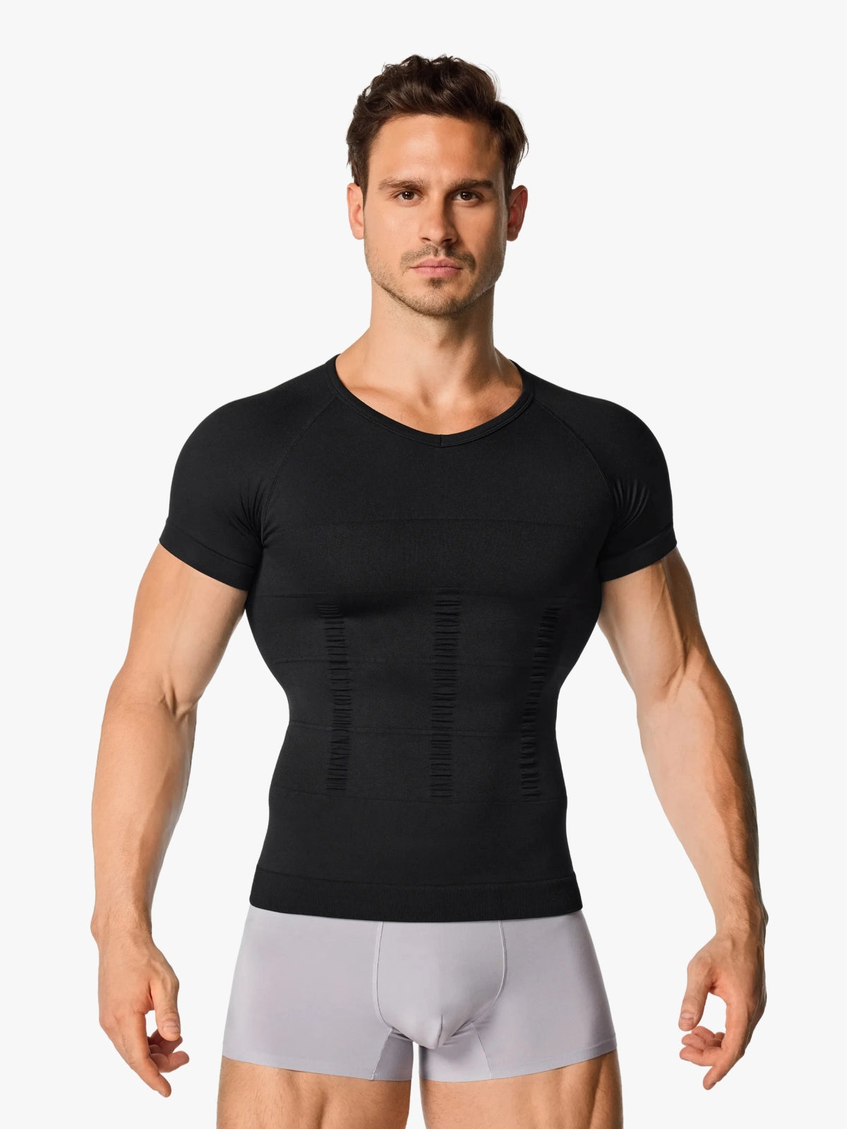 Seamless Compression Shirt Tummy Control Slimming Undershirt For Men Main image