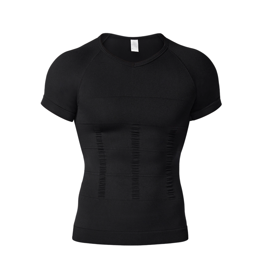 Seamless Compression Shirt Tummy Control Slimming Undershirt For Men
