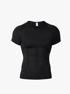 Seamless Compression Shirt Tummy Control Slimming Undershirt For Men