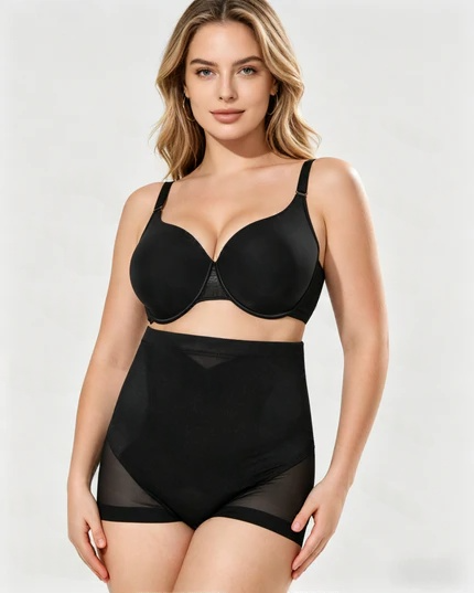 High Waist Mesh Tummy Control Butt Lifting Shaping Panty Main image