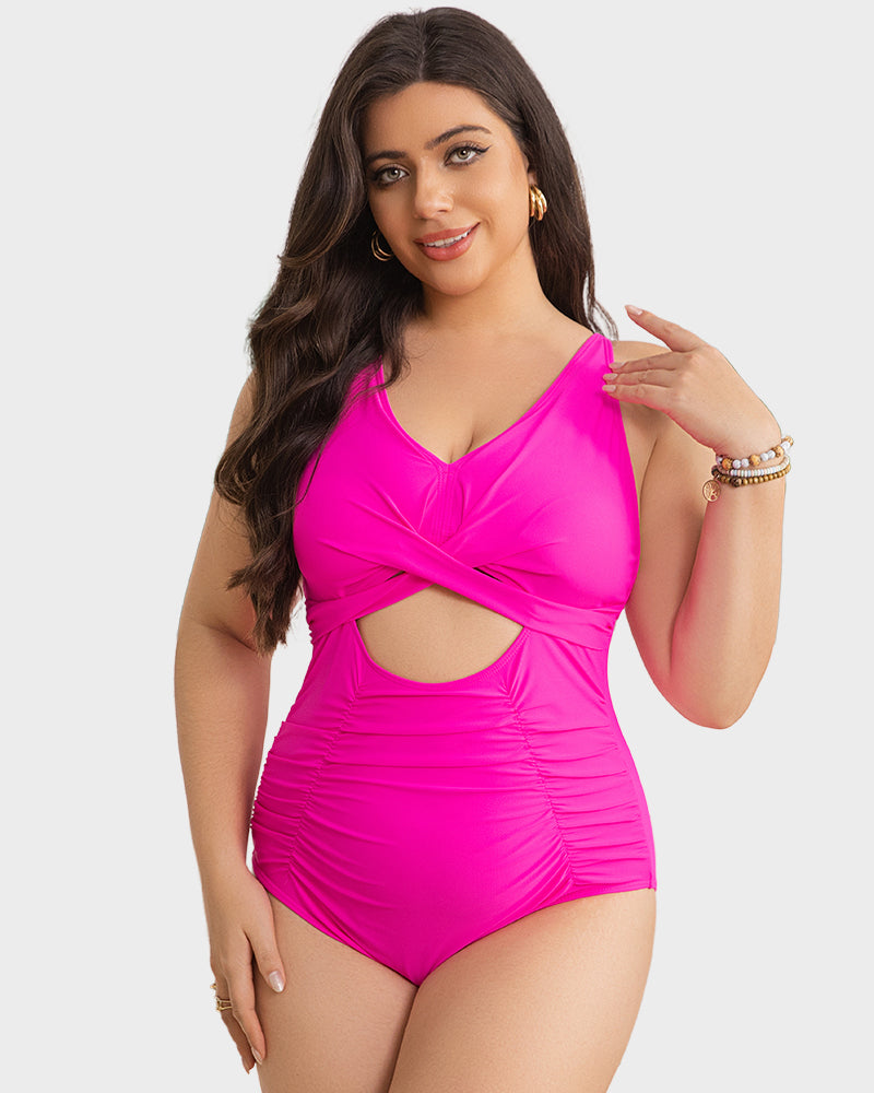One Piece Swimsuits Push Up Tummy Control Bathing Suits Main image