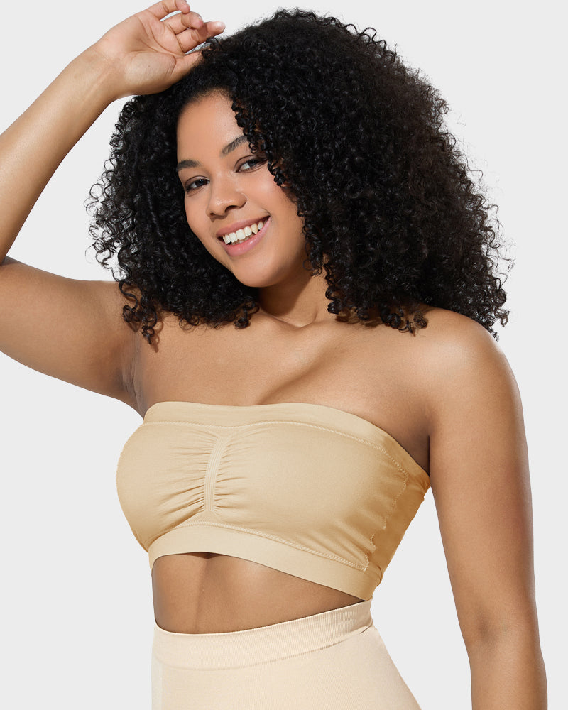 Seamless Comfort Non-Padded Strapless Bandeau Bra Secondary image