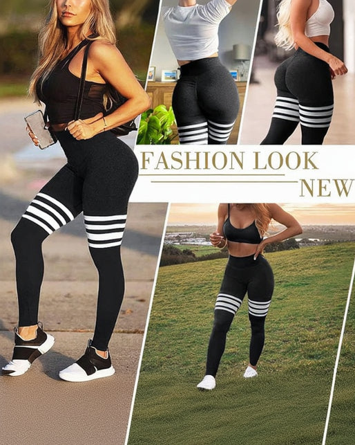 Scrunch Thigh-Highs Butt Lifting Workout Leggings